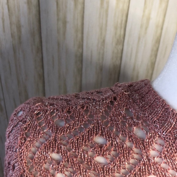 Torrid mauve pink diamond size 1 women’s cardigan - Picture 9 of 12